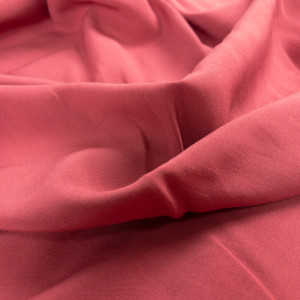 Tissu viscose rose glace à la fraise - Mercerine