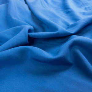 Tissu viscose bleu azur - Mercerine