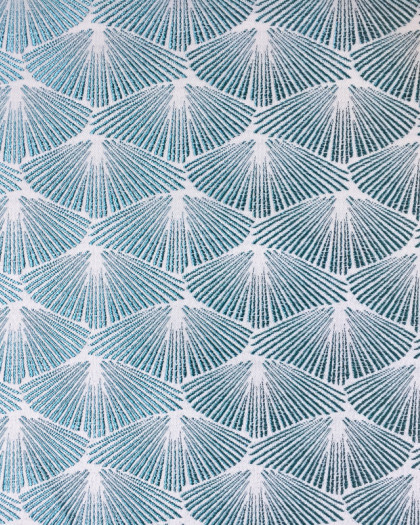 Jacquard Corea bleu