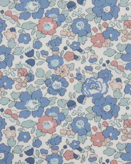 Tissu Liberty Fabrics Betsy bleu