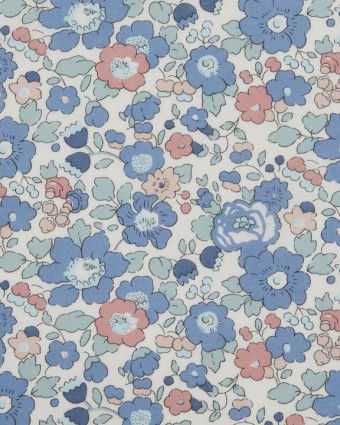 Tissu Liberty Fabrics Betsy bleu