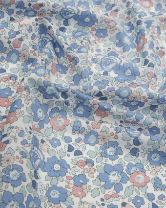 Tissu Liberty Fabrics Betsy bleu