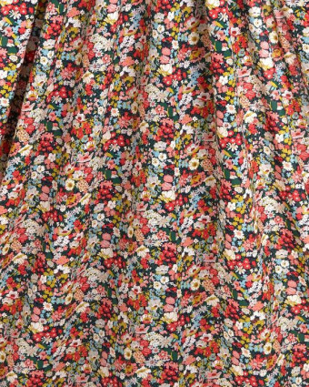 Tissu Liberty Fabrics Thorpe fond marine