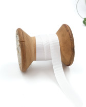 Ruban Gros grain blanc