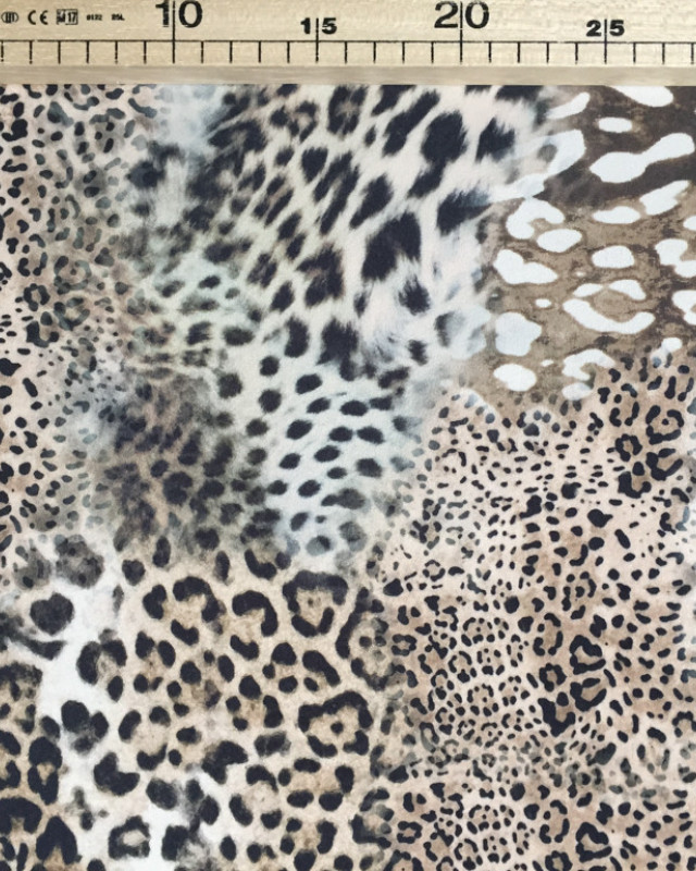 Velours imprimé animal Graou