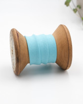 Biais coton Bio bleu ciel 20mm