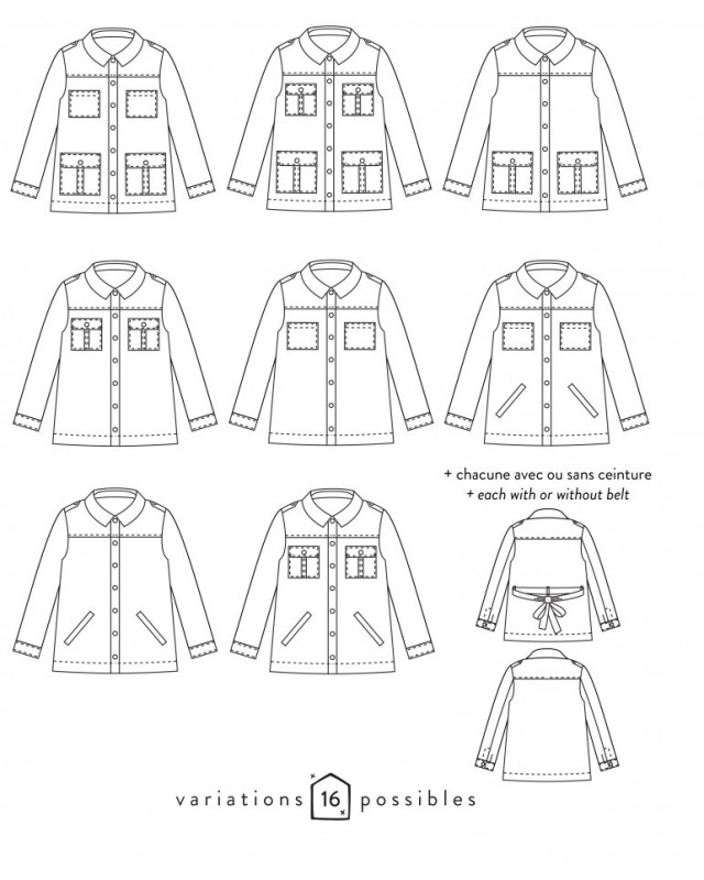 TEMPO veste femme - Atelier Scammit