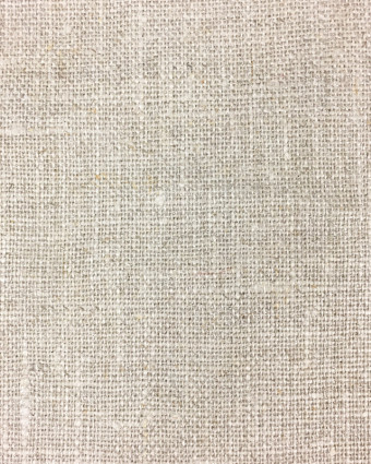 Toile de lin paillette d'argent
