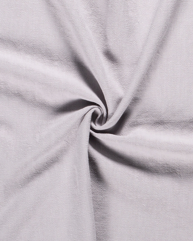 Lin lavé gris lune x10cm