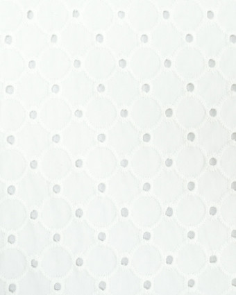 Broderie Anglaise crème Garden Wheel x10cm