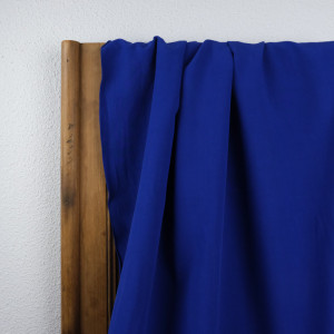 Tissu viscose bleu roi doux Anja - Viscose unie - 1947013.FE.S