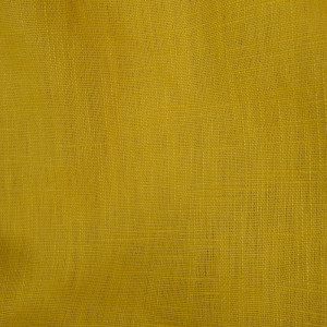 Tissu Lin lavé jaune x10cm - lin uni - 1057520.FE.X