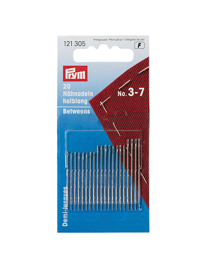 Mercerie - Aiguilles - Aiguilles demi longues n°9- Prym - Mercerine