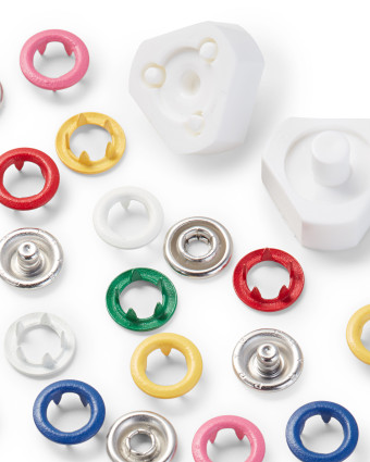 Assortiment - Boutons pression - Jersey - Prym - Mercerine