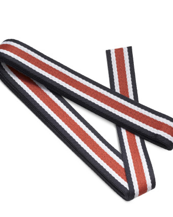 Sangle - Sac - Rayures bleu- blanc - Rouge - Prym - Mercerine