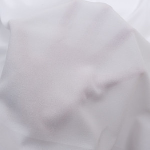 Crêpe léger Dolce blanc optique x10cm -  Mercerine
