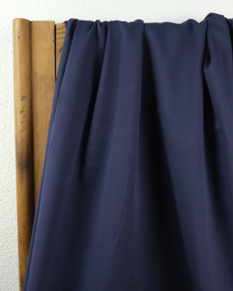 Viscose au mètre bleu marine - Mercerine
