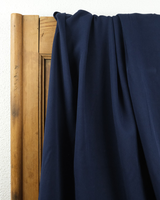Viscose serge Bleu marine foncé Louise - 10cm