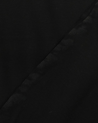 Tissu jersey viscose Noir - Tissu oeko tex  - Mercerine