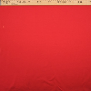 Tissu jersey viscose Rouge piment - Tissu oeko tex  - Mercerine