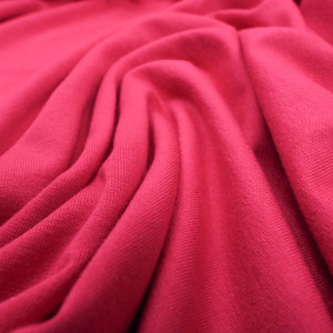 Tissu jersey viscose Rose fuchsia - Tissu oeko tex  - Mercerine