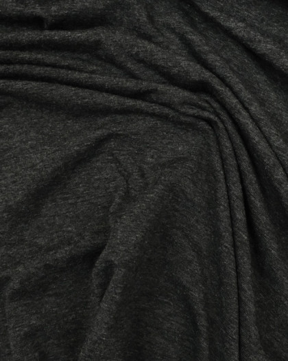 Tissu jersey viscose Gris foncé - Tissu oeko tex  - Mercerine