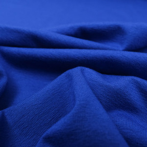 Tissu jersey viscose Bleu royal - Tissu oeko tex  - Mercerine
