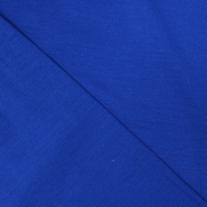 Tissu jersey viscose Bleu royal - Tissu oeko tex  - Mercerine