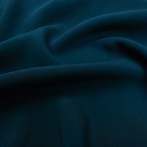 Tissu Viscose bleu pétrole - Mercerine