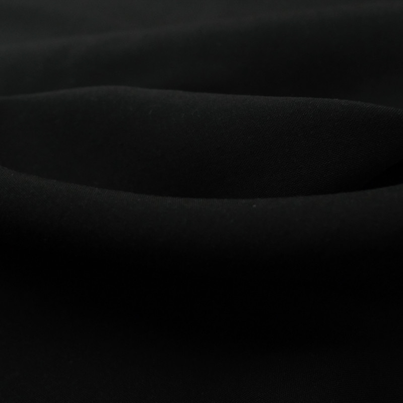 Tissu Viscose noir - Mercerine