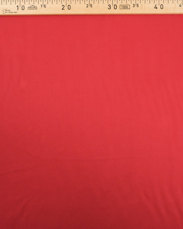 Viscose effet lyocell Rouge x10cm