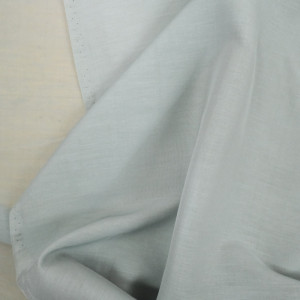  Tissu Soie coton gris doux - 10cm -  Mercerine