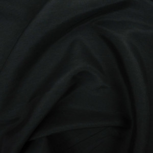 Tissu Soie coton noir - 10cm