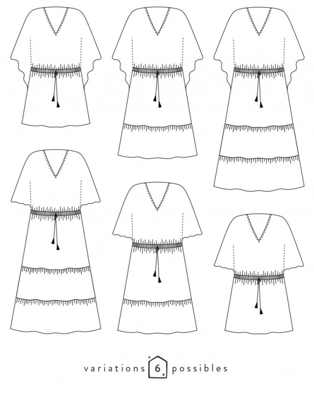 HELIOS -robe femme - Atelier Scammit - Mercerine