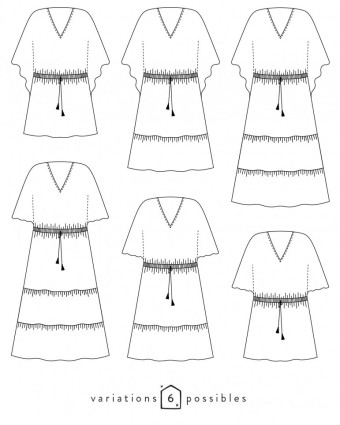 HELIOS -robe femme - Atelier Scammit - Mercerine