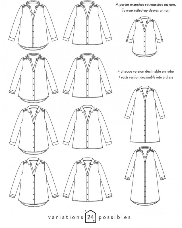 AZUR robe femme - Atelier Scammit - Mercerine