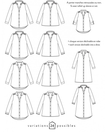 AZUR robe femme - Atelier Scammit - Mercerine