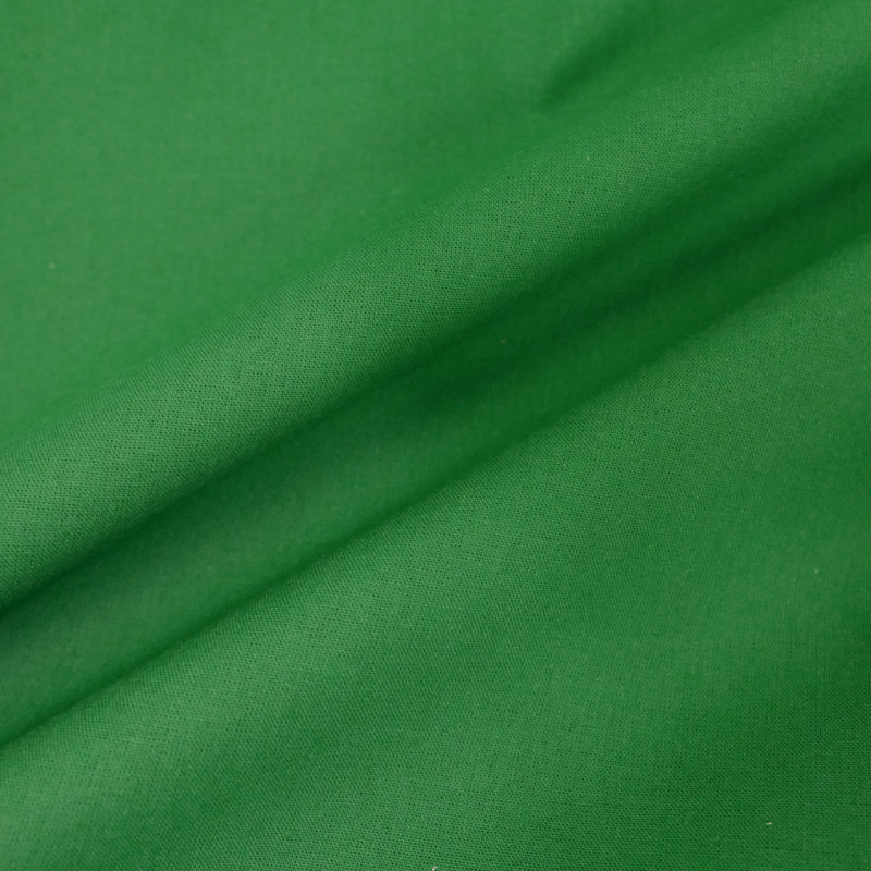Tissu Coton Vert anis designers-factory Tissu Popeline 100% Coton Vert Pomme Popeline de Coton Vert Pomme 1m x 1m46