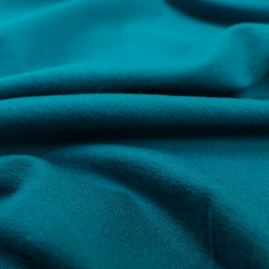 Tissu jersey viscose Bleu pétrole - Tissu oeko tex  - Mercerine