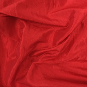 Tissu Rouge taffetas - 10cm