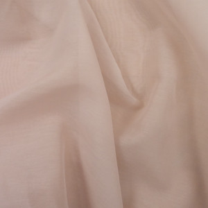 Tissu Soie coton rose - 10cm