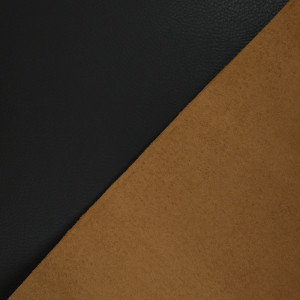 Simili cuir épais noir Tino - 10cm -  Mercerine
