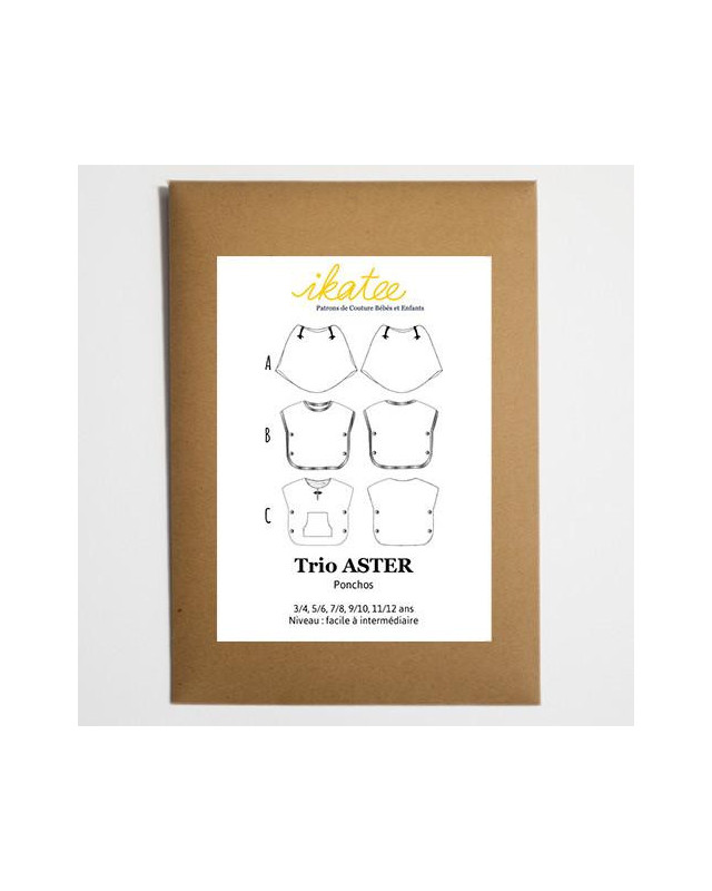 Ikatee|patron couture poncho|Mercerine