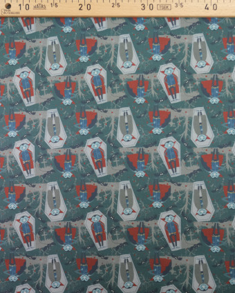 Tissu halloween | Popeline de coton  | Mercerine