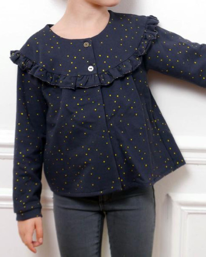 Veste fille Irma |Ikatee|Patron gilet|Mercerine