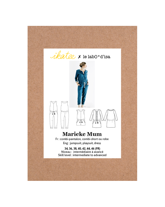 Ikatee|Patron  couture combinaison femme|Ikatee