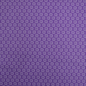 Coton fleuri violet x10cm