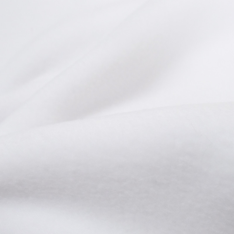  Tissu Polaire Blanc x10cm -  Mercerine