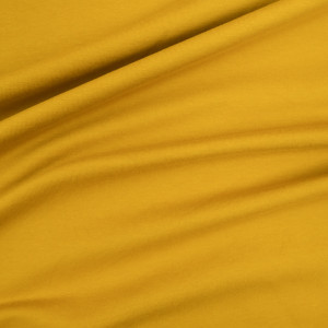 Tissu jersey jaune ocre  x10cm