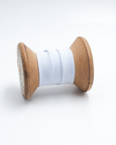 Biais Coton Bio gris bleu très pâle 20mm